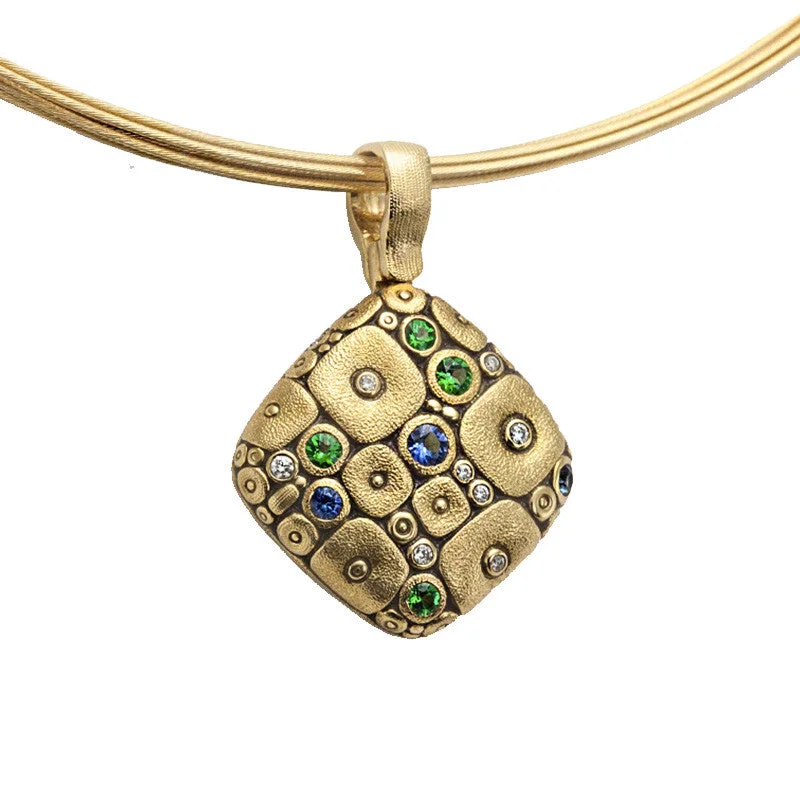 Alex Sepkus Soft Mosaic Pendant Necklace - M-46S