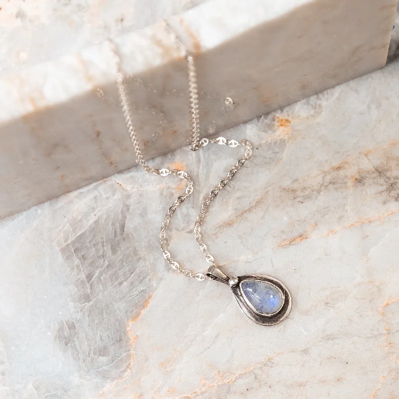 Celina Moonstone Pendant Necklace