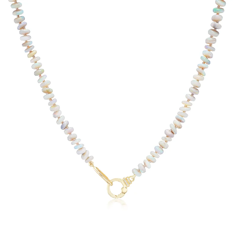 Opal Beaded Necklace