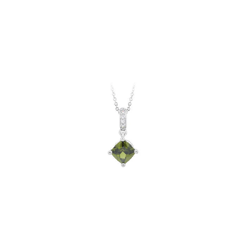 Amelie Olive Pendant