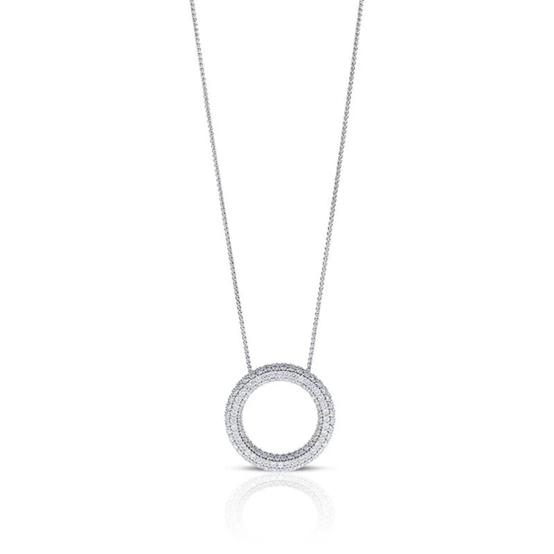 Diamond Circle Necklace