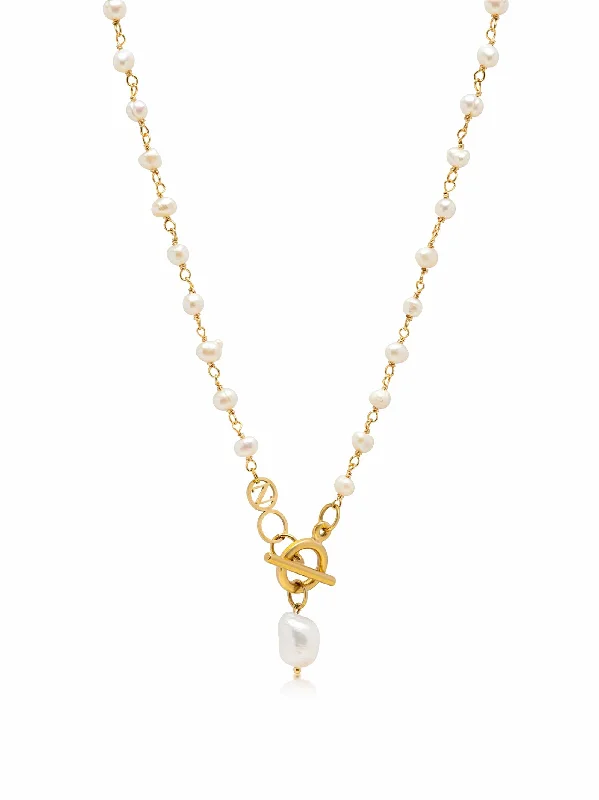 Women's Pearl Wrap Necklace