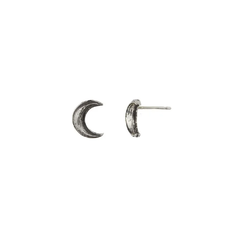 Crescent Moon Symbol Studs