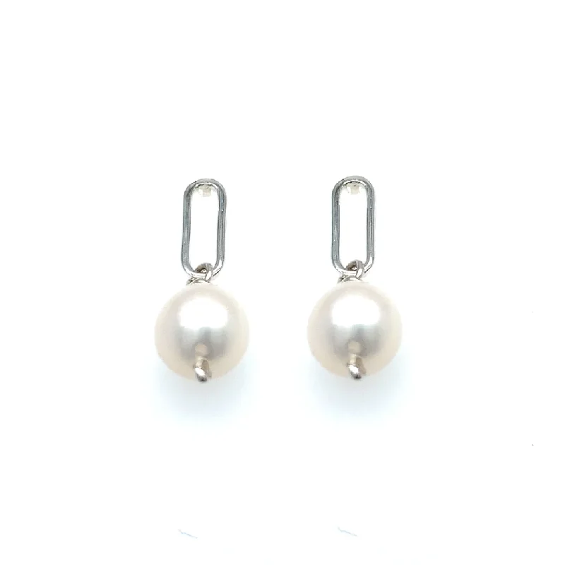 Pearl Chain Earrings