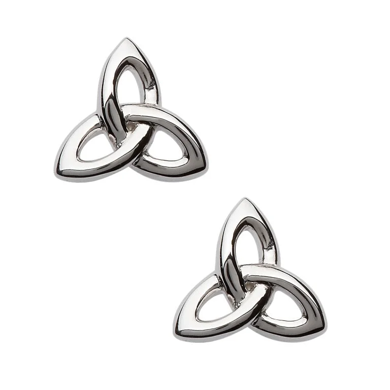 Sterling Silver Trinity Knot Earrings