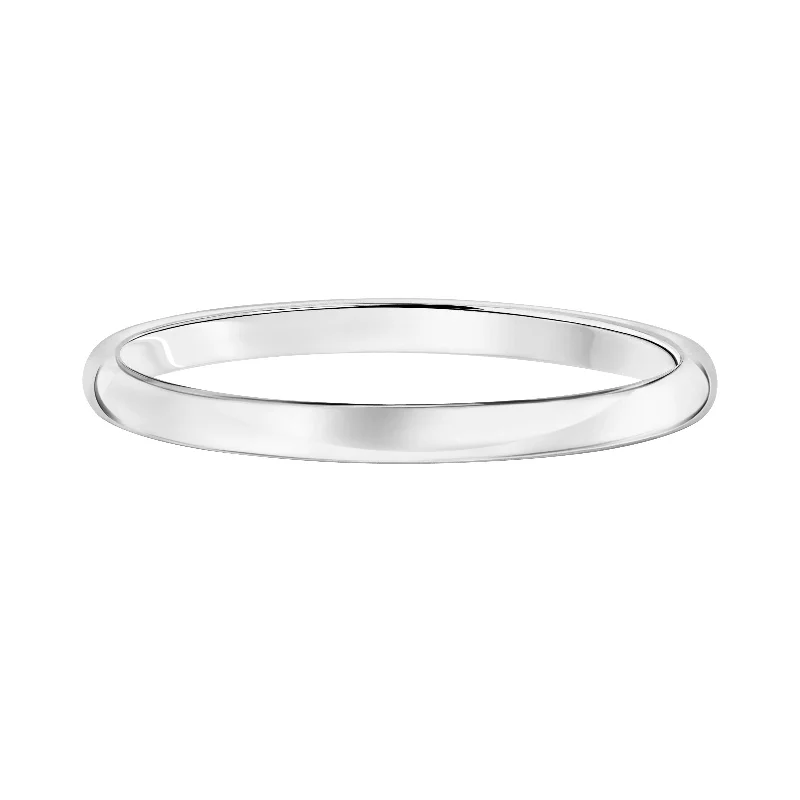 14k Plain Gold Wedding Band 2mm