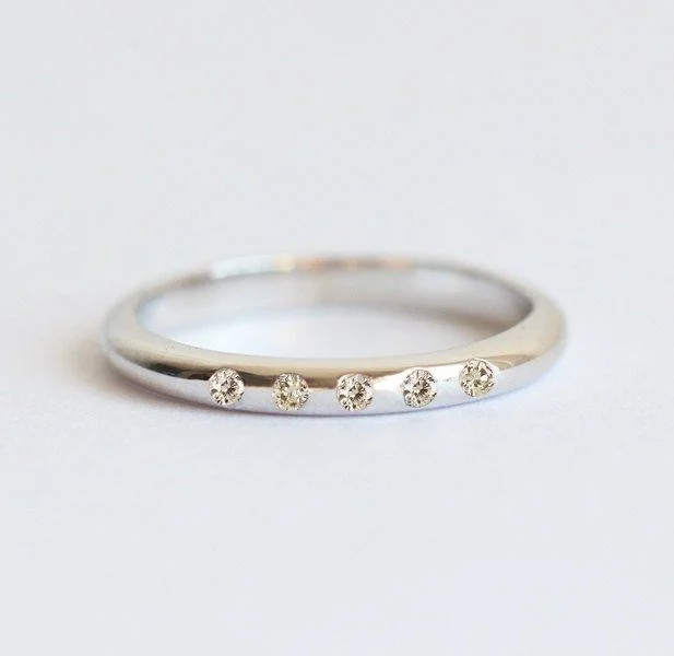 Champagne Diamond Ring, Champagne Diamond Band