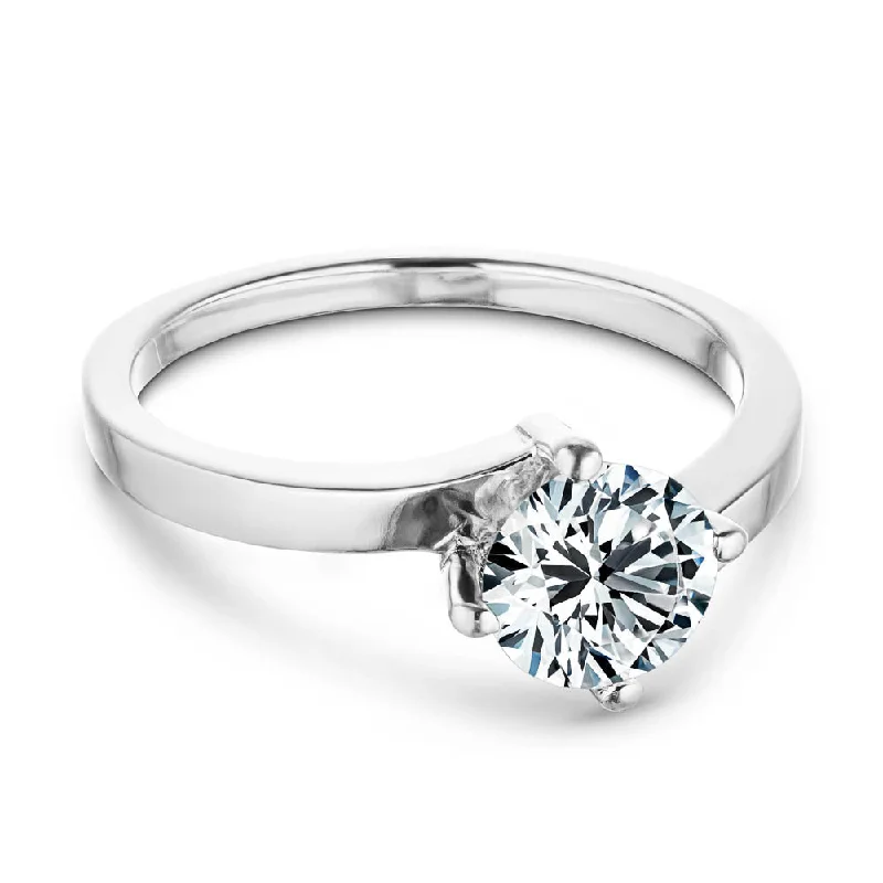 Delta Solitaire Engagement Ring