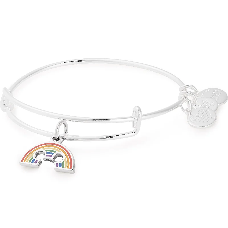 Disney® Rainbow Mickey Charm Bangle