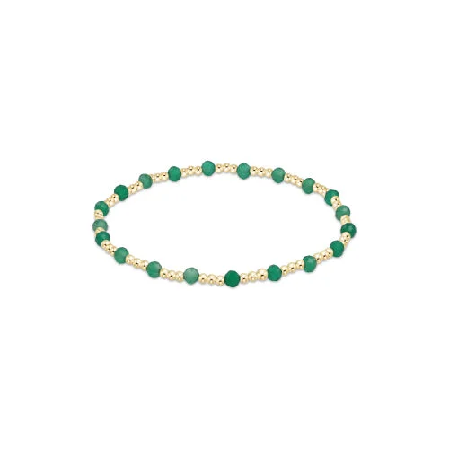 enewton Extends - Gemstone Gold Sincerity Pattern 3mm Bead Bracelet