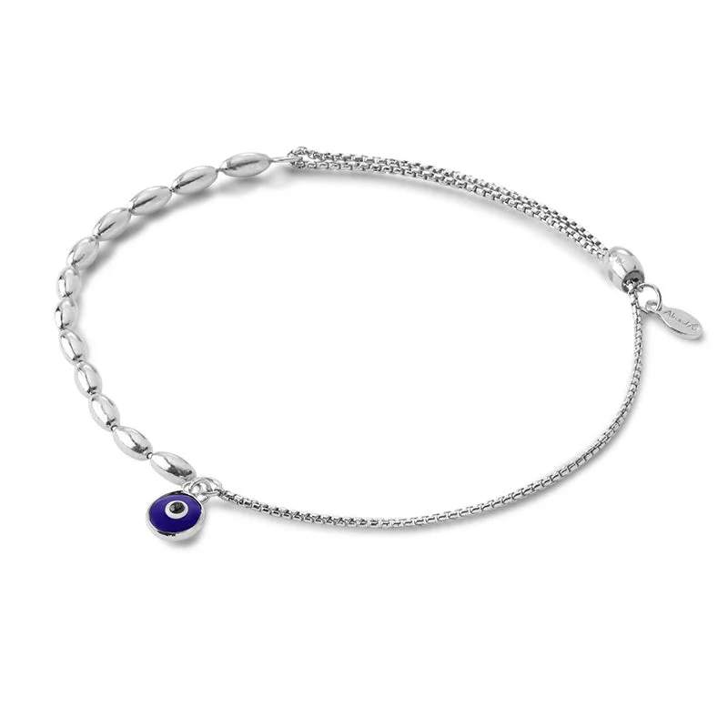 Evil Eye Pull Chain Bracelet