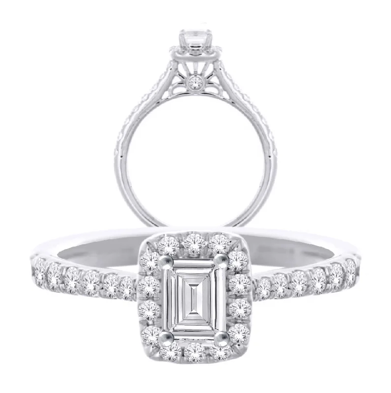 14K white gold 1.00 CTw DIAMOND FASHION RING