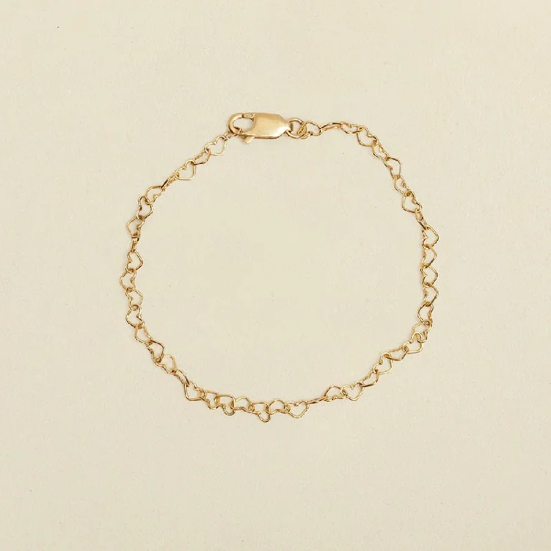 Heart Chain Bracelet