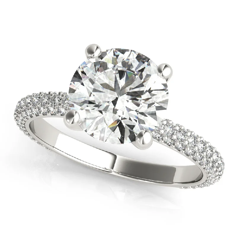 Juliet V-Prong Diamond Engagement Ring Setting