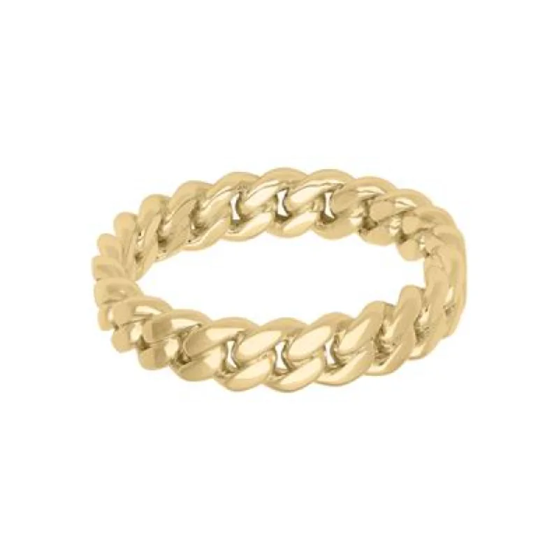 Men's 14k 5mm Cuban Link Band