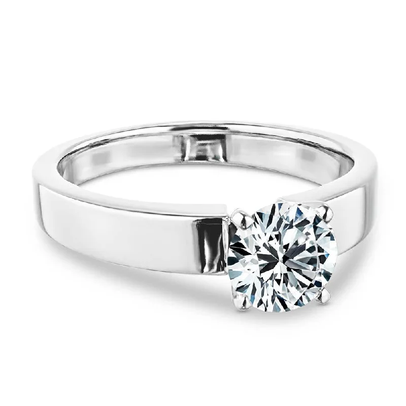 Penny Solitaire Engagement Ring