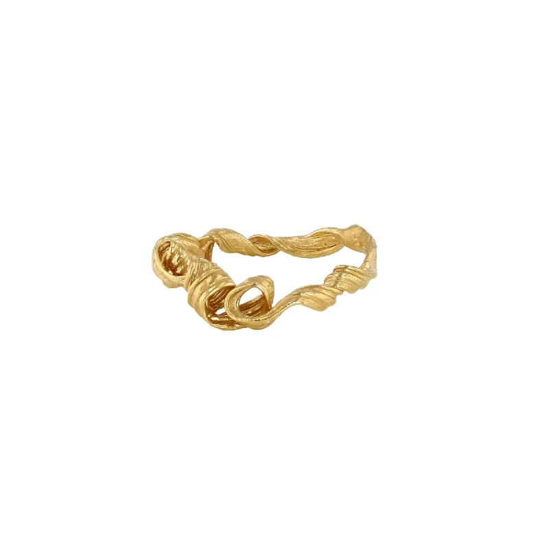 Fouettés #1 24K Gold Plated Ring