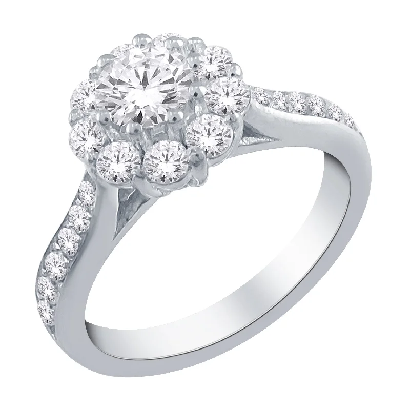 14K white gold 1.00 CTw DIAMOND RING