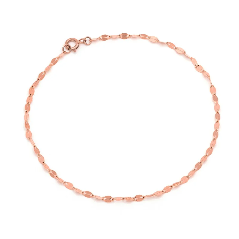 Shimmer Bracelet | Solid 14k Rosegold