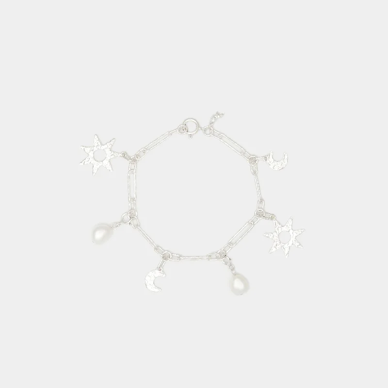 Solenn Charm Bracelet in Silver