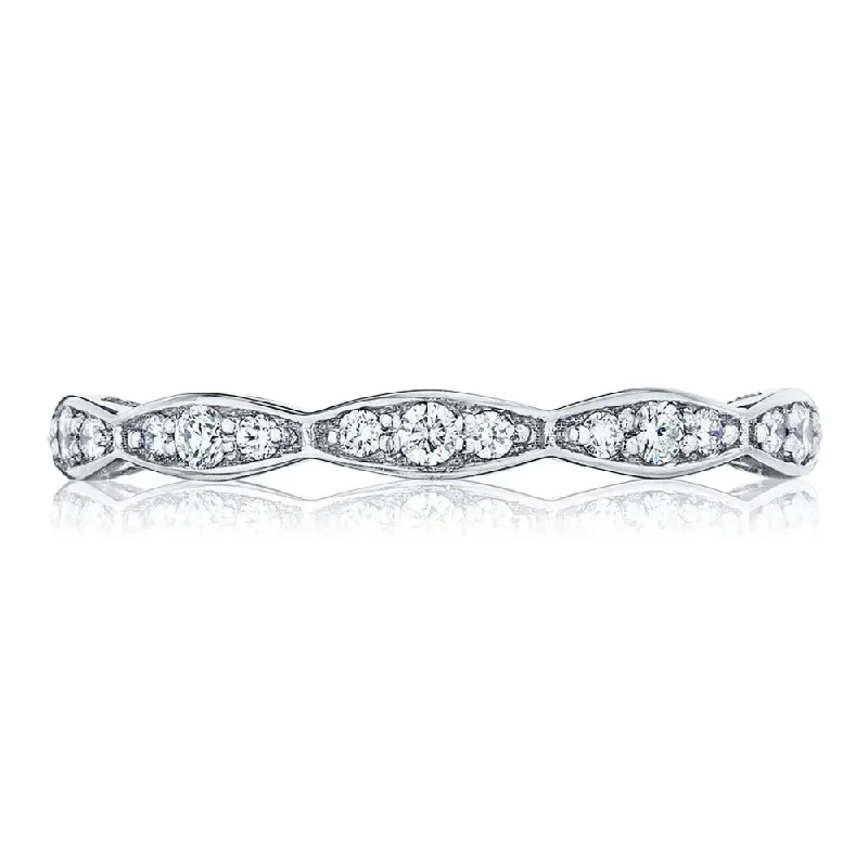 Tacori 18k Marquise Design Diamond Wedding Band