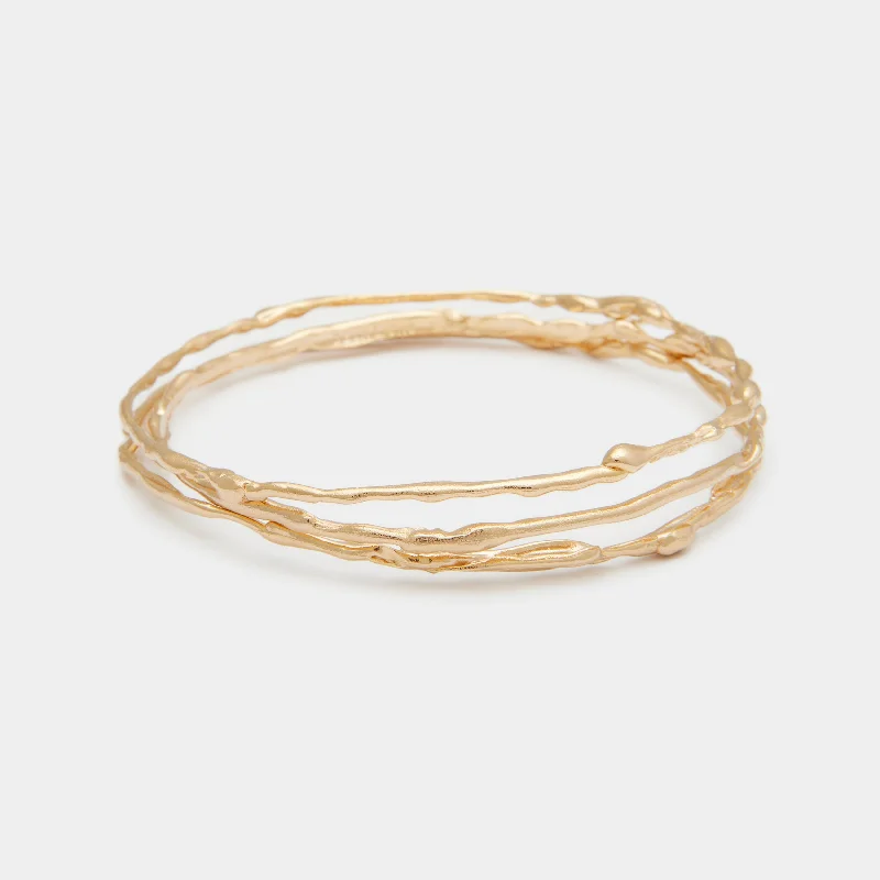 Terra Bangle Set in Gold