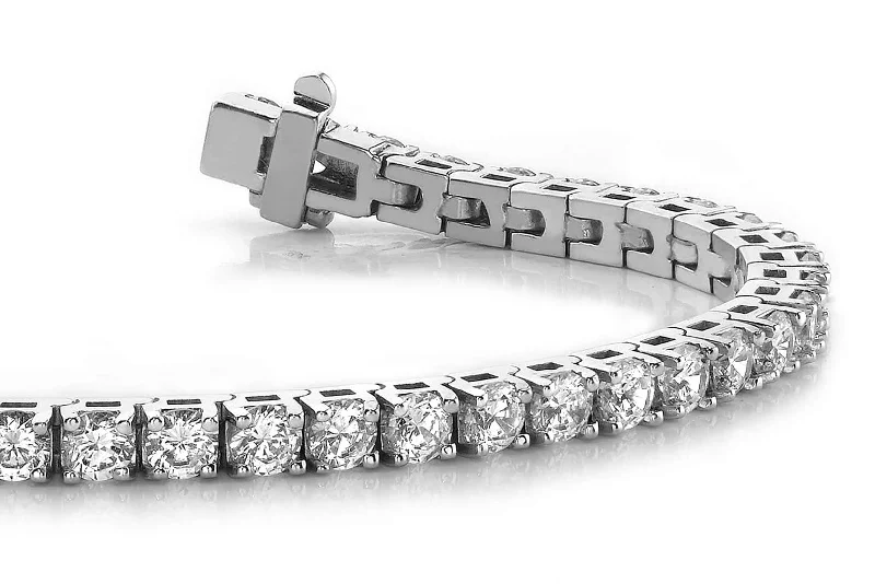 Timeless Four Prong Diamond Tennis Bracelet with 6.02 ct.(finished) 3.1mm