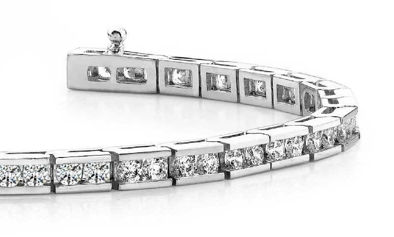 Timeless Roadway Diamond  Tennis Bracelet with 5.04 ct.(finished) 3.0mm