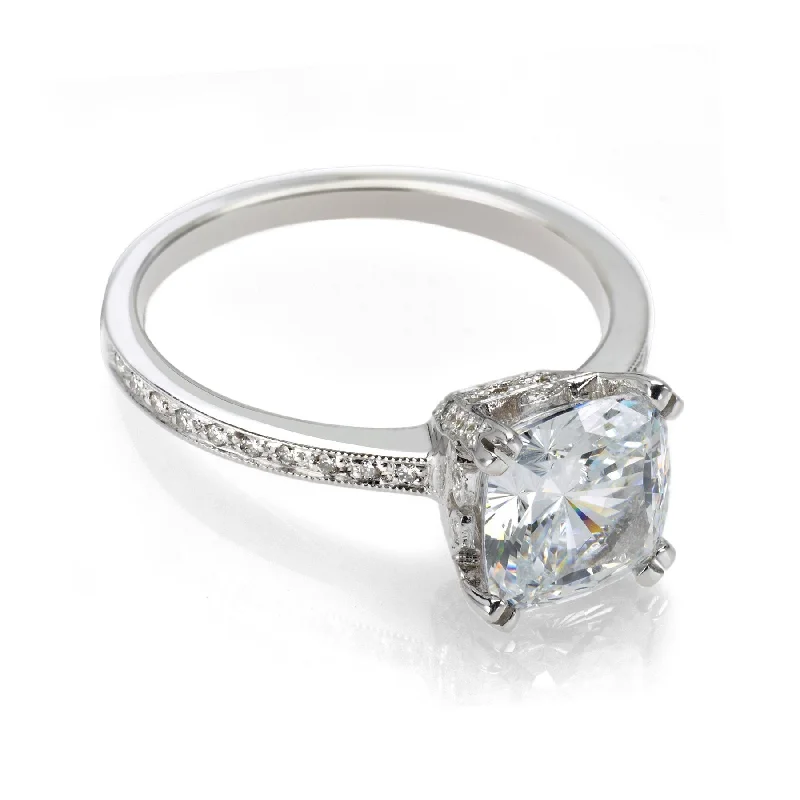 Cushion Cut Engagement Ring