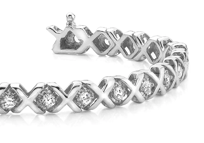 Xoxo Diamond Bracelet with 3.00 ct.(finished) 3.5mm